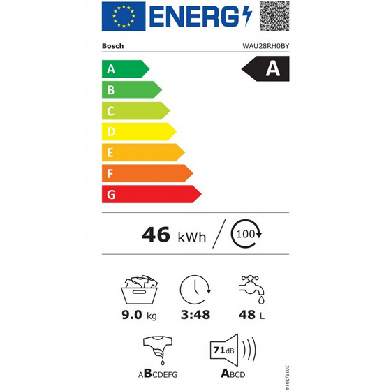 9 Bosch 1400 WAU28RH0BY