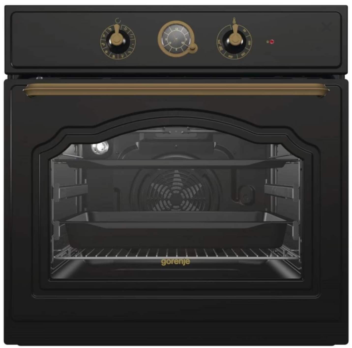 תנורים בגימור שחור כפרי